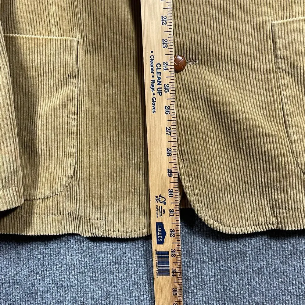 American Eagle Corduroy Blazer Sports Coat Men's XXL Brown Single Breast